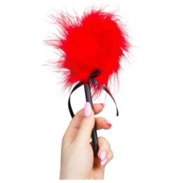 GIOCO SEGRETO - SPOLVERINO MARABOU ROSSO