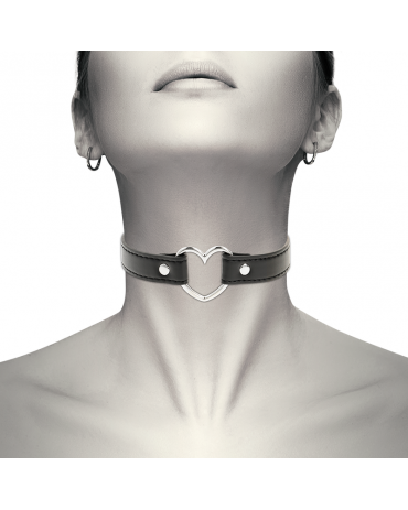COQUETTE CHIC DESIRE - COLLANA IN PELLE VEGANA ACCESSORIO CUORE DONNA