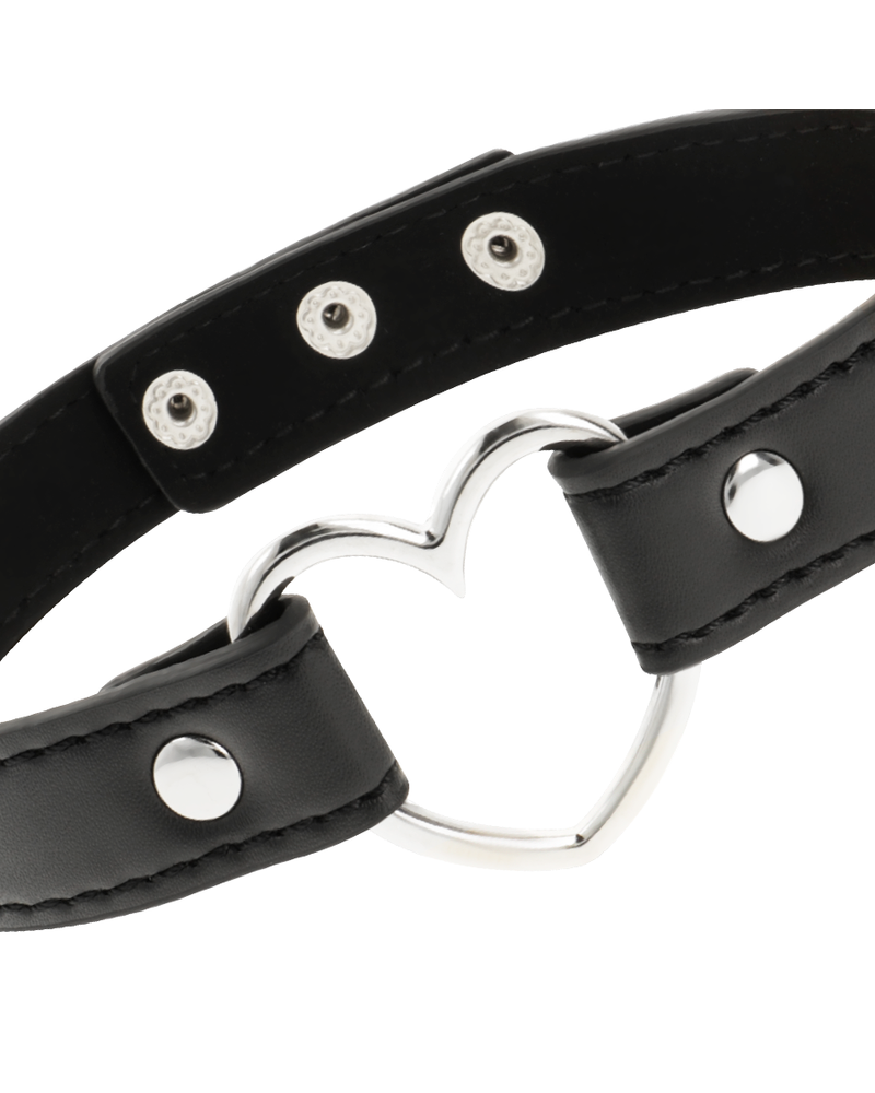 COQUETTE CHIC DESIRE - COLLANA IN PELLE VEGANA ACCESSORIO CUORE DONNA