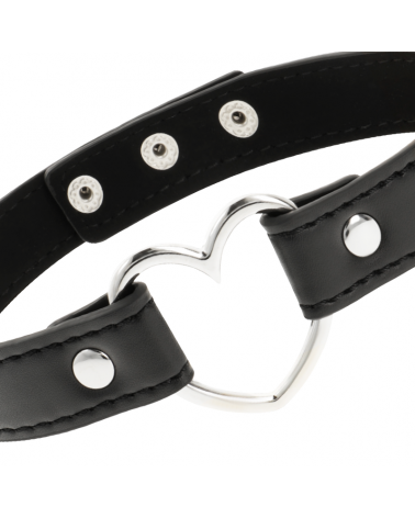 COQUETTE CHIC DESIRE - COLLANA IN PELLE VEGANA ACCESSORIO CUORE DONNA