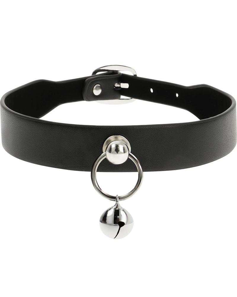 COQUETTE CHIC DESIRE - COLLANA IN PELLE VEGANA ACCESSORIO DONNA SONAGLIO/CERCHIO