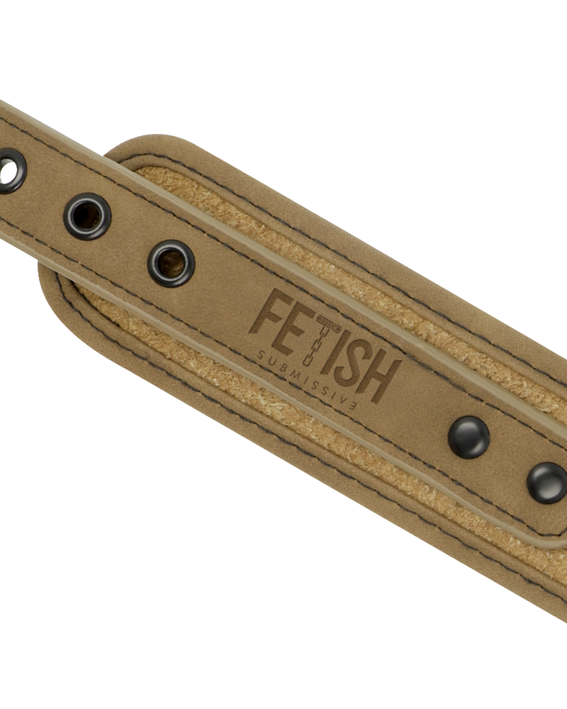 FETISH SUBMISSIVE ORIGEN - COLLANA FODERATA IN NEOPRENE CON CATENA