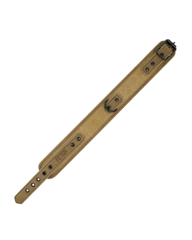 FETISH SUBMISSIVE ORIGEN - COLLANA FODERATA IN NEOPRENE CON CATENA