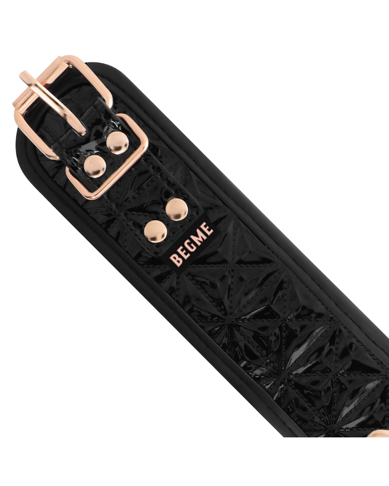 BEGME - BLACK EDITION PREMIUM COLLARE IN PELLE VEGANA