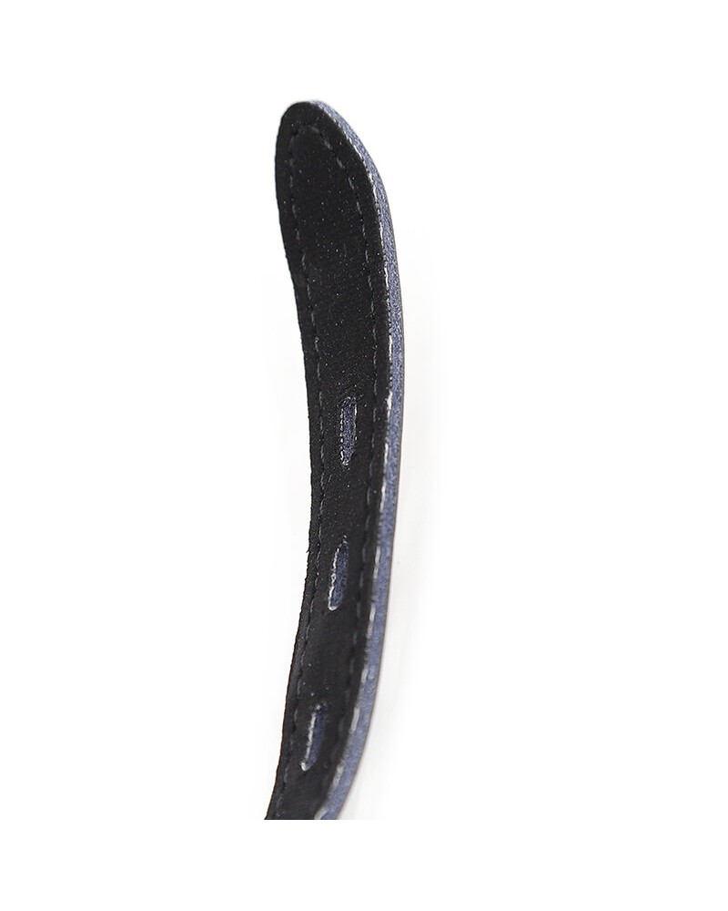 OHMAMA FETISH - BALL GAG IN SILICONE CON CINTURA IN PELLE (LUCCHETTO INCLUSO)