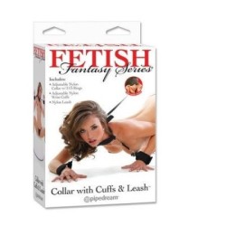FETISH FANTASY SERIES - COLLARE FETISH CON POLSINI E GUINZAGLIO 2
