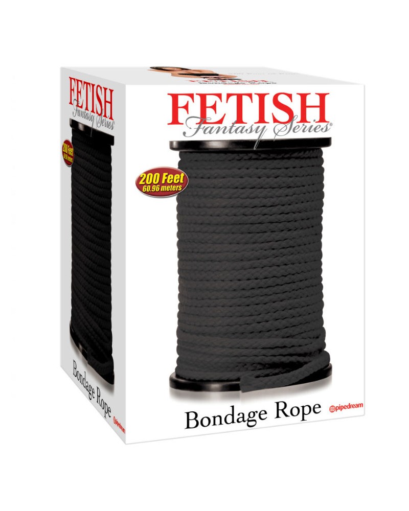 FETISH FANTASY SERIES - CORDA BONDAGE SERIE NERA 60,96 METRI