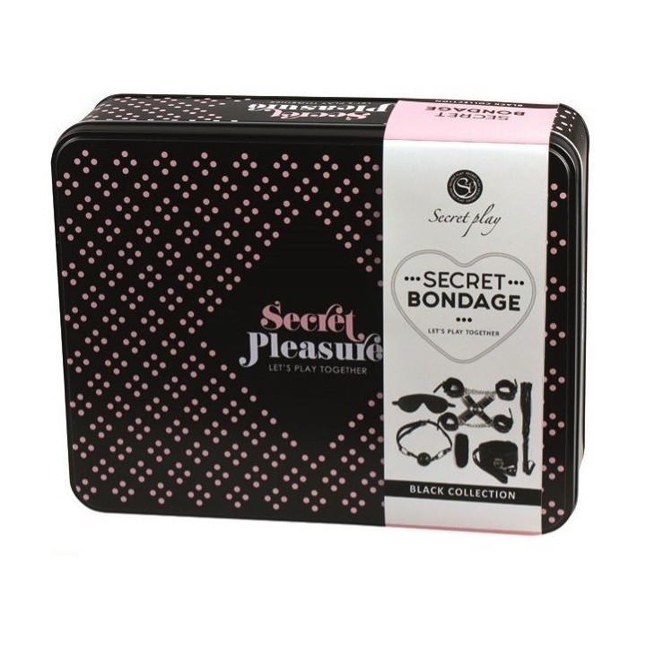 SECRETPLAY - BDSM SET 8 PCS NERO