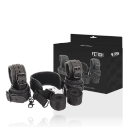 FETISH SUBMISSIVE - POSIZIONE MASTER CON 4 MANETTE RIVESTITE IN NOPRENE 2