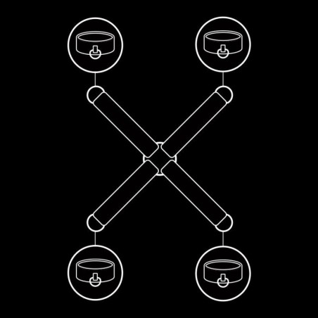 FETISH SUBMISSIVE - MANETTE IN PELLE VEGANA UNION