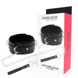 DARKNESS - COLLANA PER POSTURA CONFORTEVOLE CON CATENA IN PELLE 2