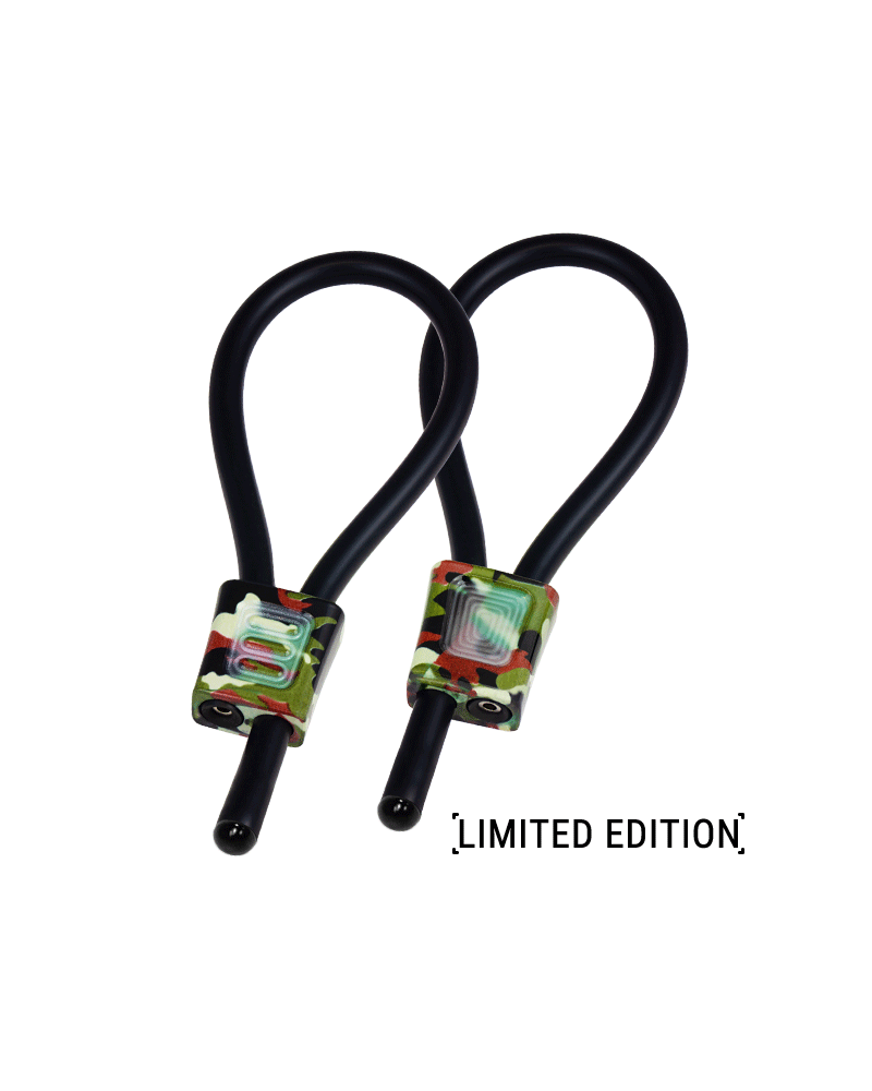 ELECTRASTIM - ANELLI FALLICI REGOLABILI PRESTIGE ELECTRALOOPS CAMOUFLAGE