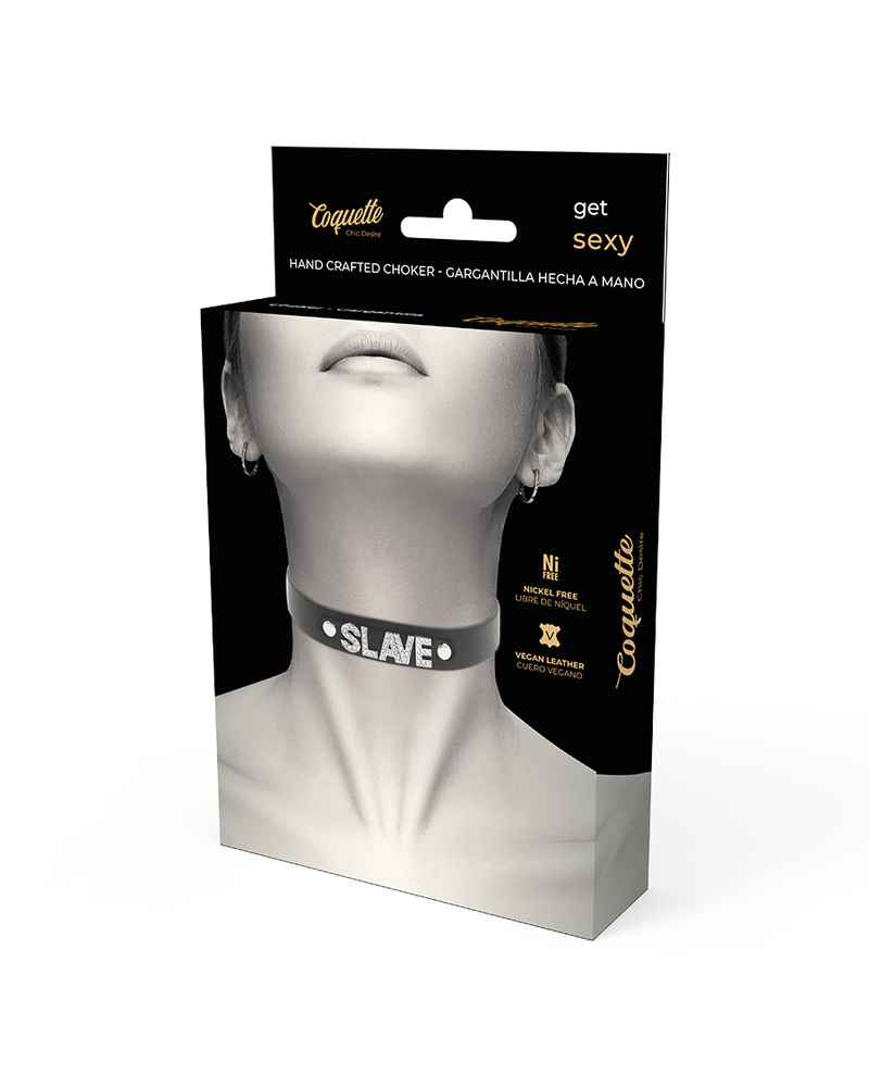 COQUETTE CHIC DESIRE - GIROCOLLO IN PELLE VEGANA SCHIAVA