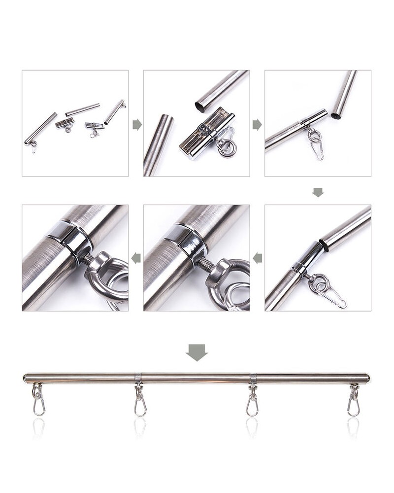 OHMAMA FETISH - BARRA DI CONTENIMENTO 4 GANCI