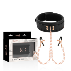 COQUETTE CHIC DESIRE - COLLANA CON PINZA PER CAPEZZOLI FANTASIA CON FODERA IN NEOPRENE 2