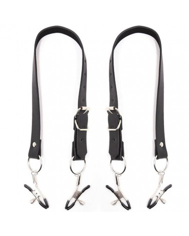 OHMAMA FETISH - PINZE PER CLITORIDE CON CINGHIE PER GAMBE