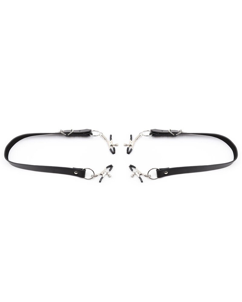 OHMAMA FETISH - PINZE PER CLITORIDE CON CINGHIE PER GAMBE