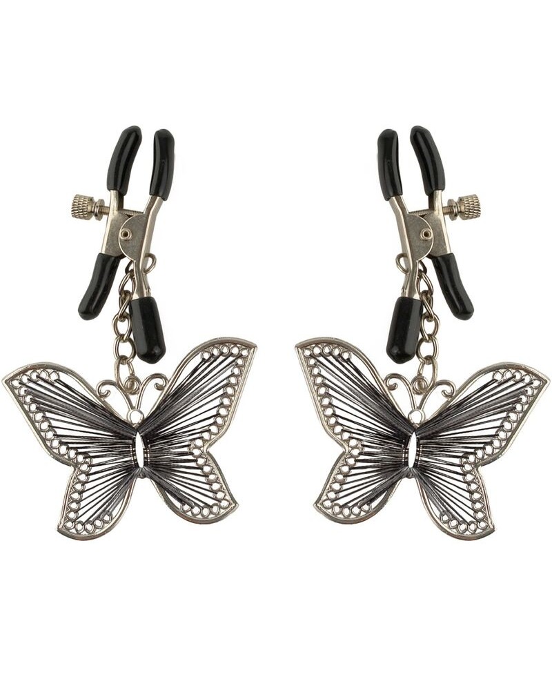 FETISH FANTASY SERIES - MORSETTI PER CAPEZZOLI A FARFALLA