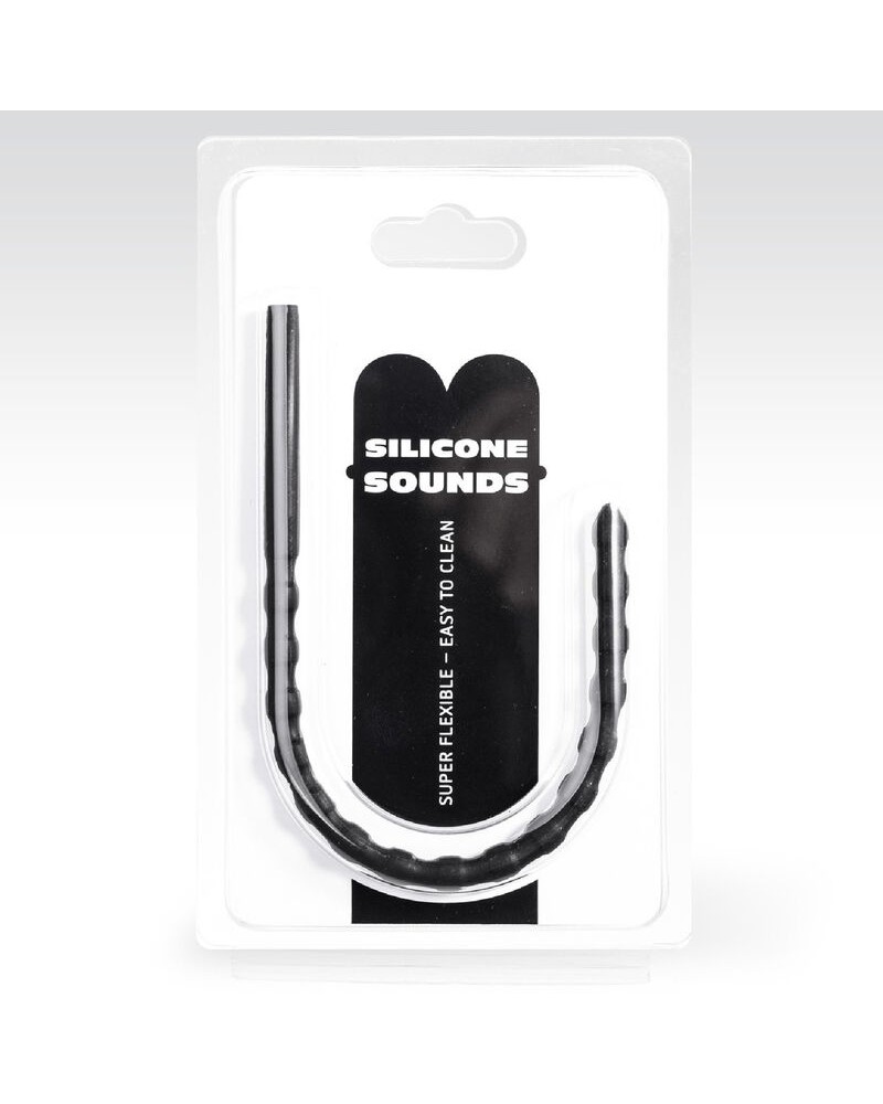 ALL BLACK - SONDA URETRALE IN SILICONE DA 6/8 MM