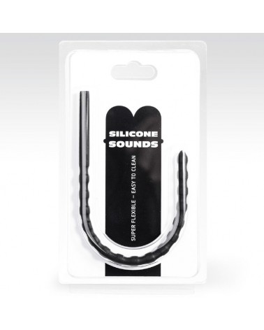 ALL BLACK - SONDA URETRALE IN SILICONE DA 6/8 MM