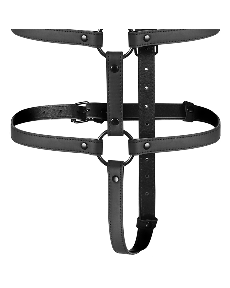 FETISH SUBMISSIVE BONDAGE - IMBRACATURA REGOLABILE TORSO E BRACCIA