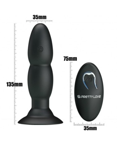 PRETTY LOVE - SPINA VIBRATORE E ROTAZIONE TRAMITE TELECOMANDO