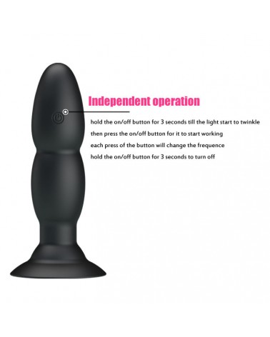 PRETTY LOVE - SPINA VIBRATORE E ROTAZIONE TRAMITE TELECOMANDO