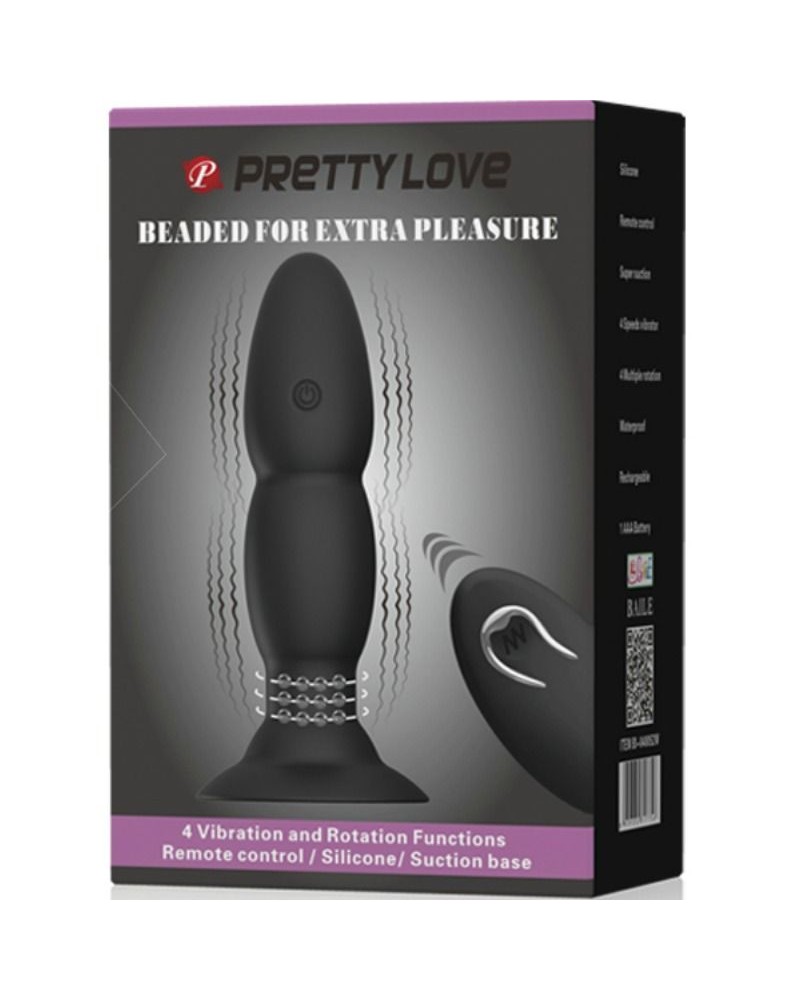 PRETTY LOVE - SPINA VIBRATORE E ROTAZIONE TRAMITE TELECOMANDO