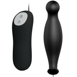 PRETTY LOVE - PLUG ANALE IN SILICONE 12 MODALIT DI VIBRAZIONE NERO 2