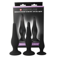 PRETTY LOVE - KIT DI INIZIAZIONE IN SILICONE CON TAPPI ANAL 2