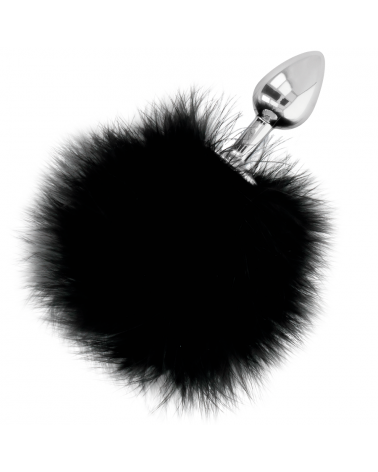 DARKNESS - BUTTPLUG ANALE EXTRA CON CODA NERA 7 CM