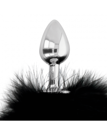 DARKNESS - BUTTPLUG ANALE EXTRA CON CODA NERA 7 CM