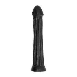 ALL BLACK - DILDO CON PLUG 31 CM 2