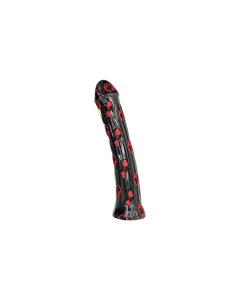 ALL BLACK - DILDO CON PLUG 31 CM