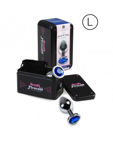 SECRETPLAY - PLUG ANALE TAGLIA L BLU 2