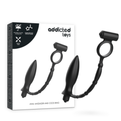 ADDICTED TOYS - PLUG ANALE CON ANELLO VIBRANTE 2