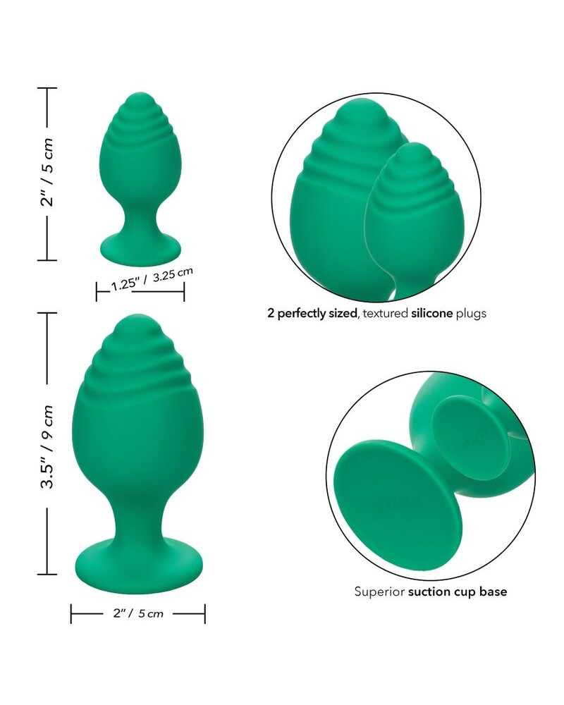 CALEXOTICS - BUTTPLUG CHEEKY VERDE