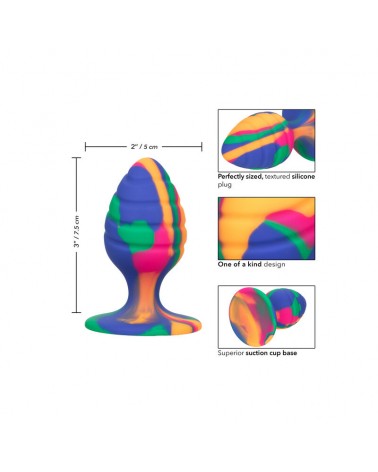 CALEXOTICS - PLUG ANALE MEDIO CHEEKY SWIRL