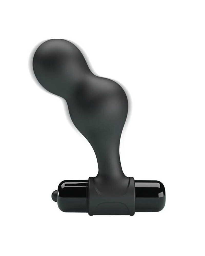 MR PLAY - PLUG ANALE VIBRATORE IN SILICONE NERO