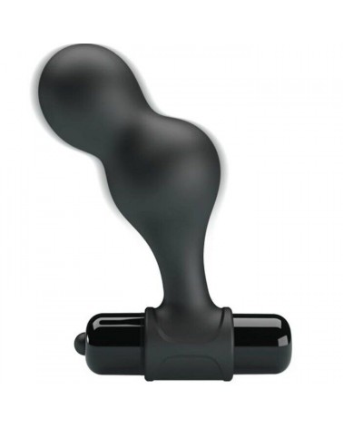 MR PLAY - PLUG ANALE VIBRATORE IN SILICONE NERO