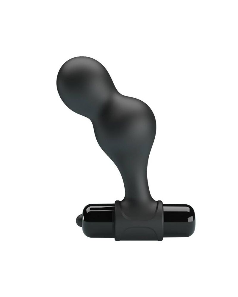 MR PLAY - PLUG ANALE VIBRATORE IN SILICONE NERO