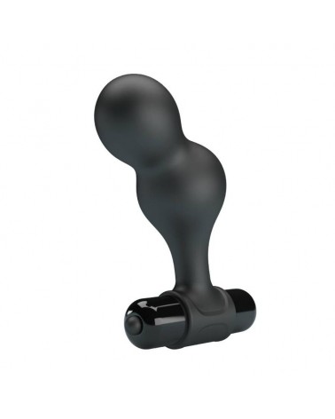 MR PLAY - PLUG ANALE VIBRATORE IN SILICONE NERO