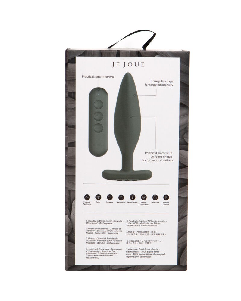 JE JOUE - VIBRATORE ANALE EGON PLUG NERO