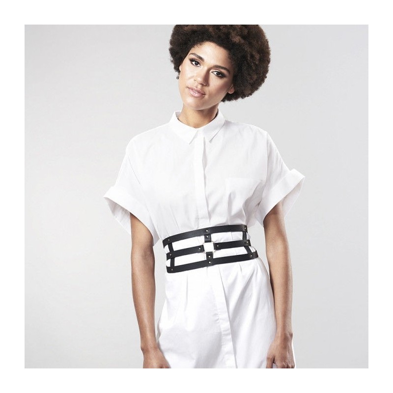 BIJOUX - INDISCRETS CINTURA LABIRINTO CON CINTURINO NERO