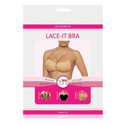 BYE-BRA - LACE-IT VALORIZZAZIONE PUSH-UP BEIGE COPPA D 2