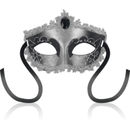 OHMAMA - MASCHERE MASCHERA NERA DIAMOND GRIGIA
