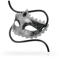 OHMAMA - MASCHERE MASCHERA NERA DIAMOND GRIGIA 2