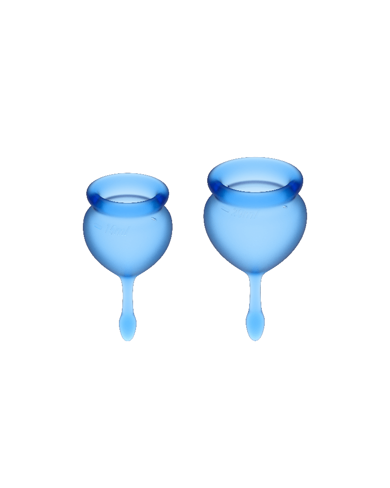 SATISFYER - COPPA MESTRUALE FEEL GOOD VIOLA 15 + 20 ML