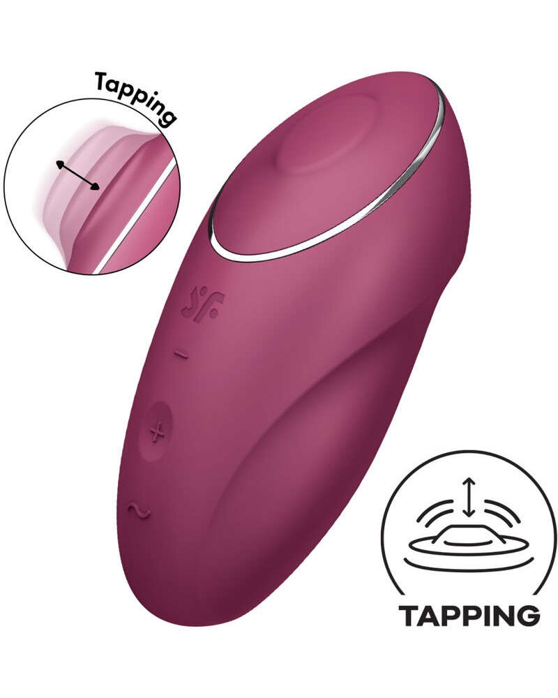 SATISFYER - TAP  CLIMAX 1 VIBRATORE LAY-ON GRIGIO