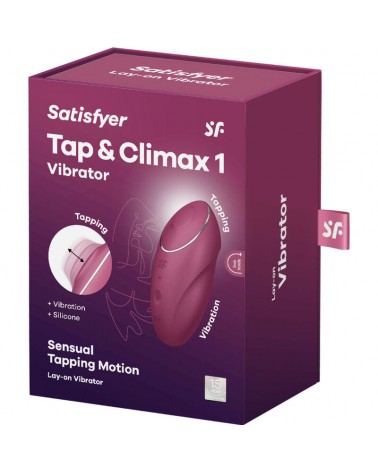 SATISFYER - TAP  CLIMAX 1 VIBRATORE LAY-ON GRIGIO
